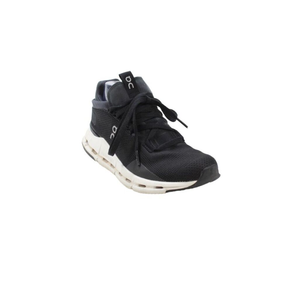 On Cloud Womens On Cloudnova Lace-Up Athletic Sneakers Black Size 10.5